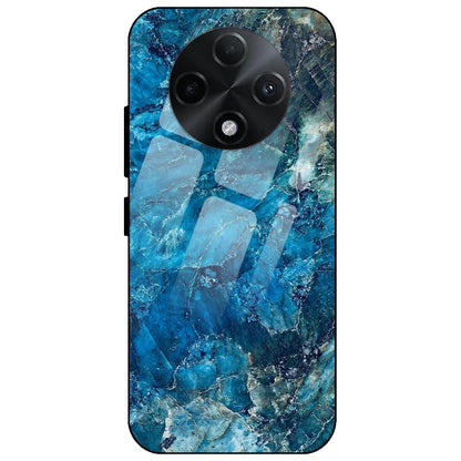 Blue Crystal Marble - Glass Case for Oppo F27