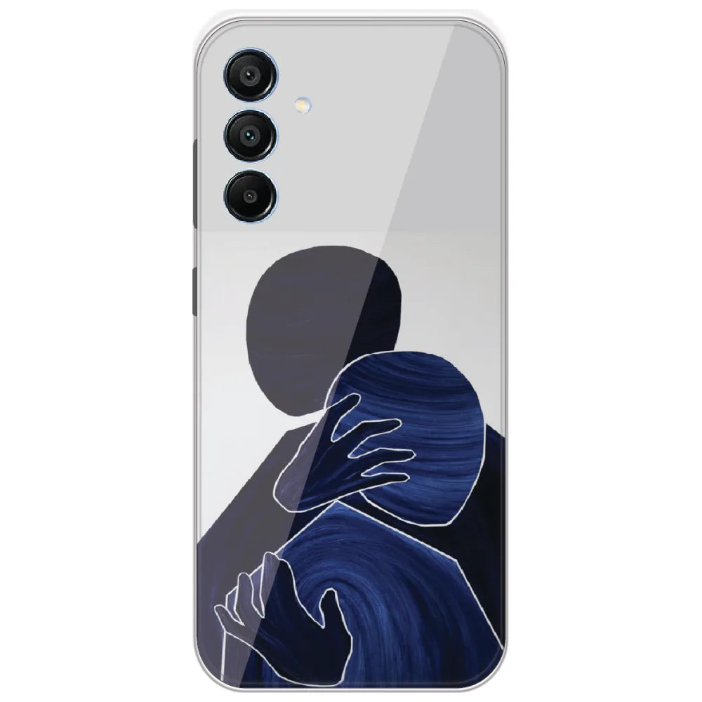 Blue Embrace - Printed Silicone Case for Samsung Galaxy A15