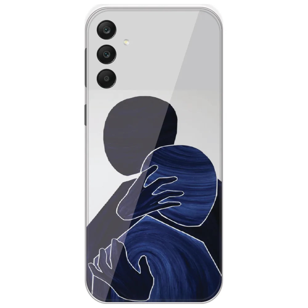Blue Embrace - Printed Silicone Case for Samsung Galaxy A25