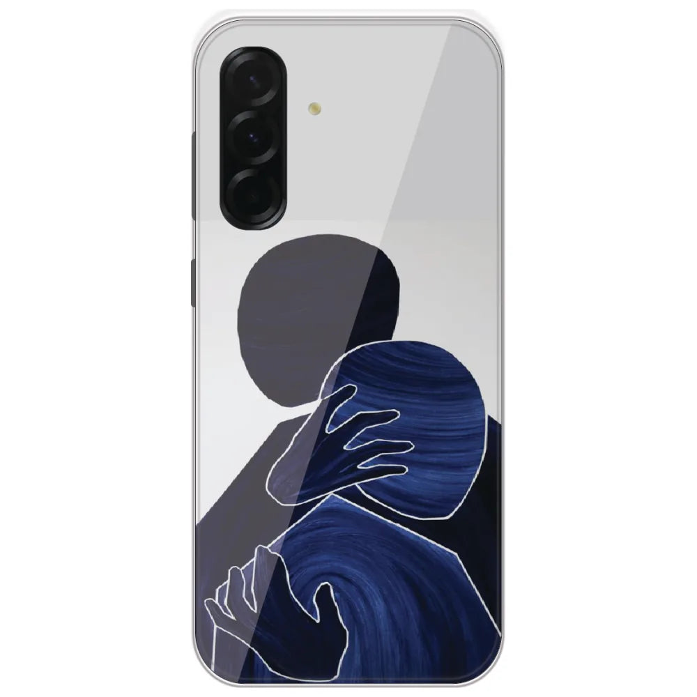 Blue Embrace - Printed Silicone Case for Samsung Galaxy A36