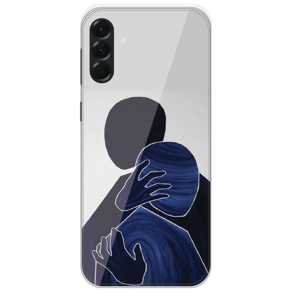 Blue Embrace - Printed Silicone Case for Samsung Galaxy A56