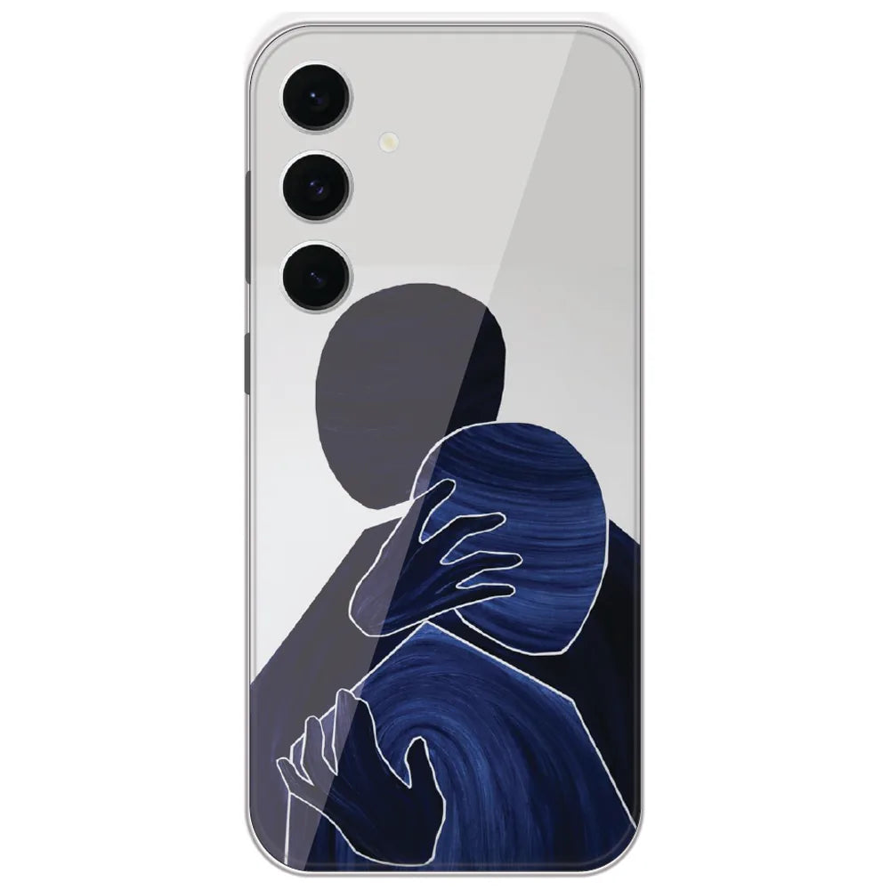 Blue Embrace - Printed Silicone Case for Samsung Galaxy S24 FE