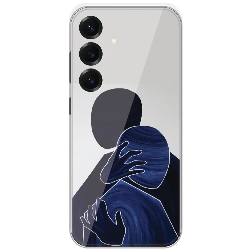Blue Embrace - Printed Silicone Case for Samsung Galaxy S25