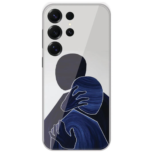 Blue Embrace - Printed Silicone Case for Samsung Galaxy S25 Ultra