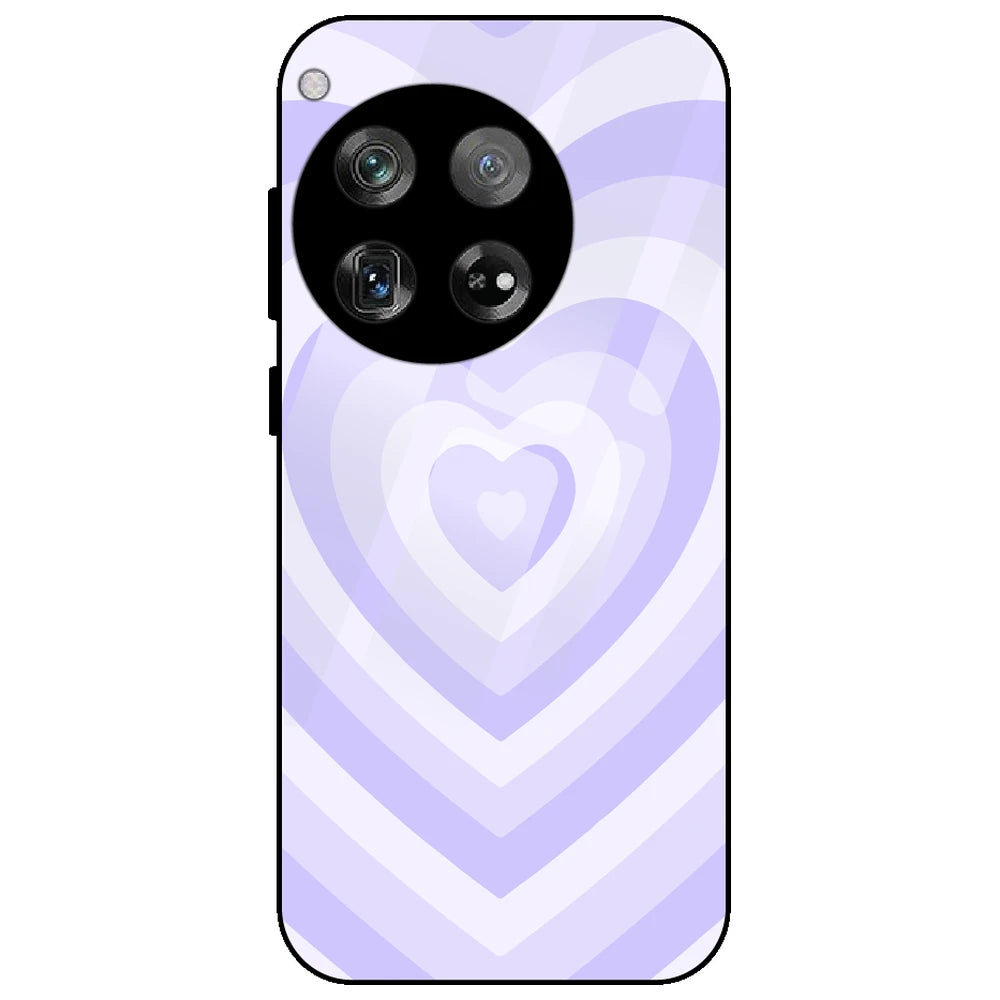 Blue Hearts - Glass Case for OnePlus 12