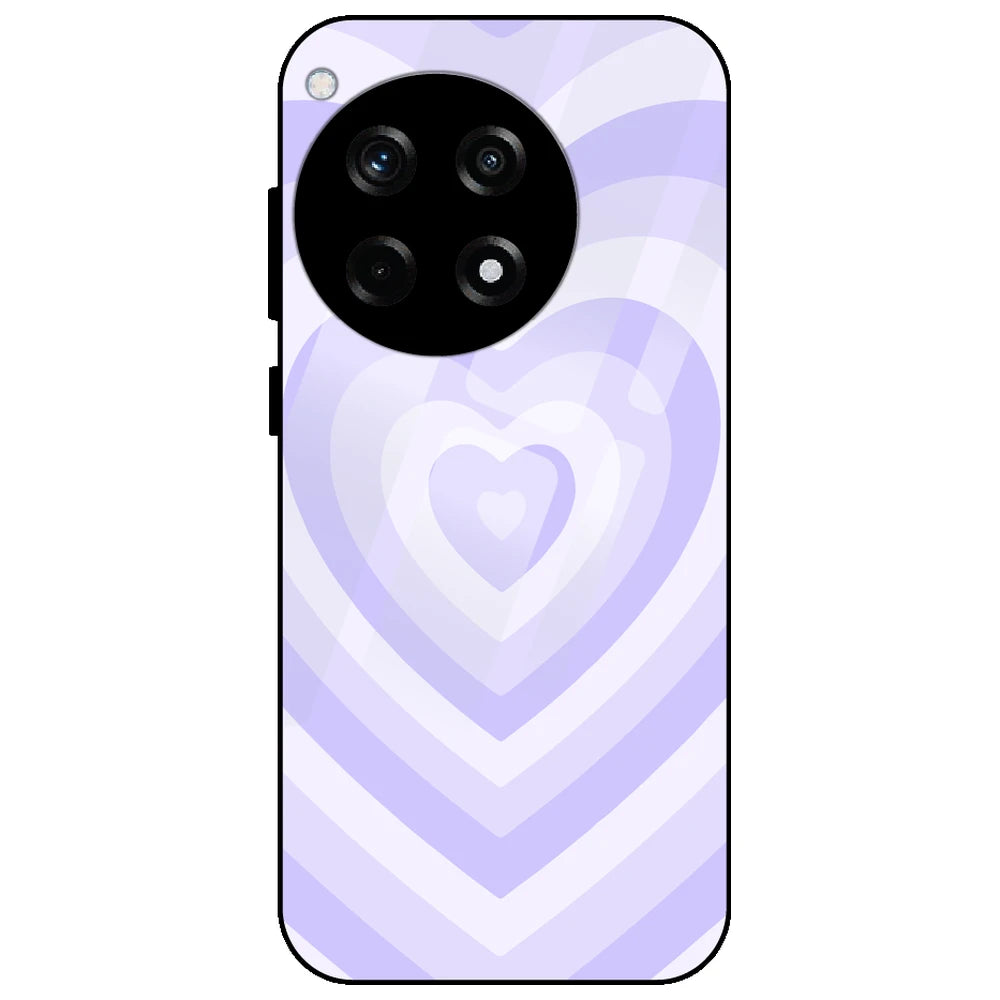Blue Hearts - Glass Case for OnePlus 12R