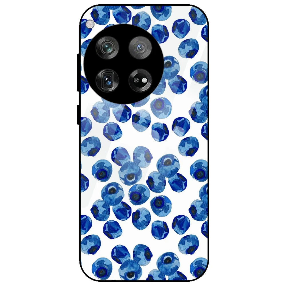 Blueberries - Glass Case for OnePlus 12