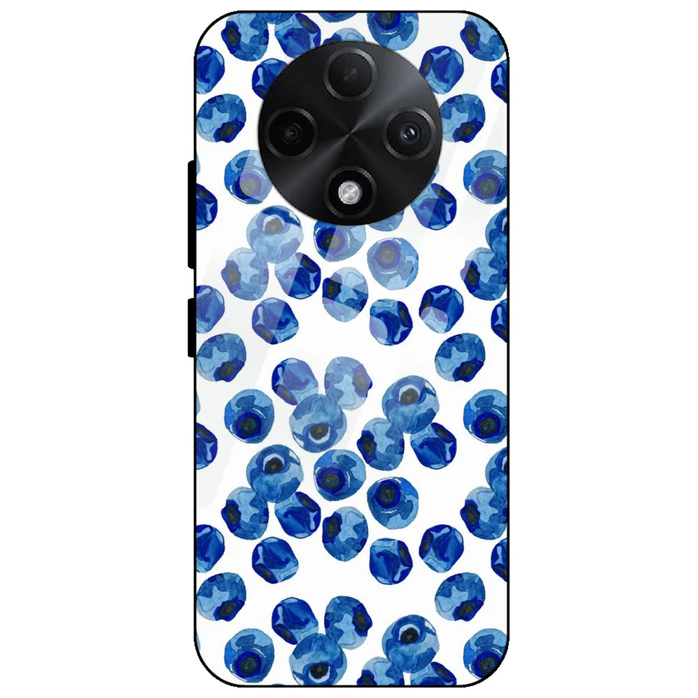 Blueberries - Glass Case for Oppo F27 Pro Plus