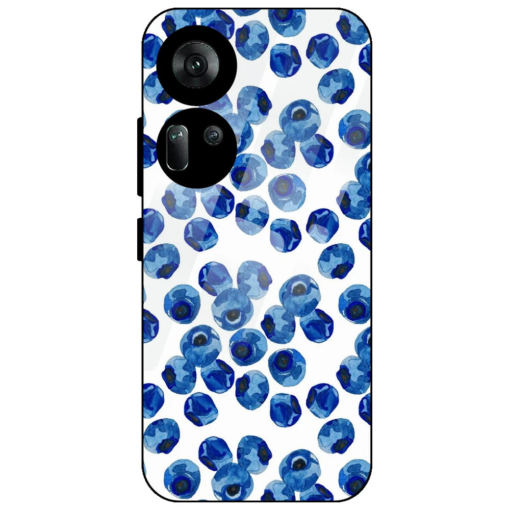 Blueberries - Glass Case for Oppo Reno 11