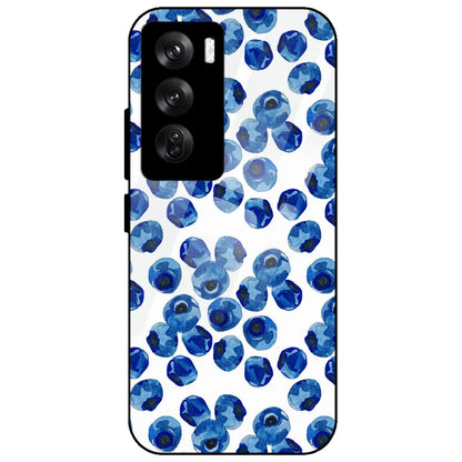 Blueberries - Glass Case for Oppo Reno 12