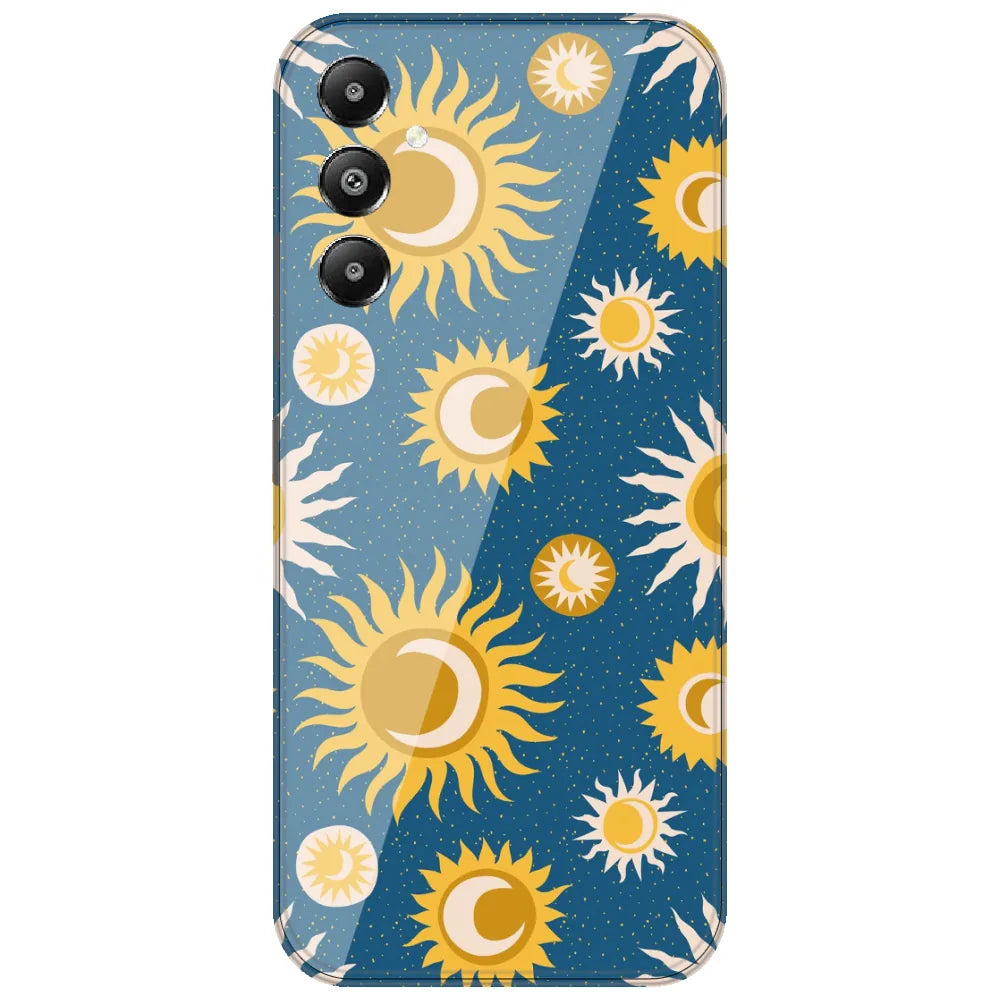 Boho Sun And Moon - Printed Silicone Case for Samsung Galaxy A05s