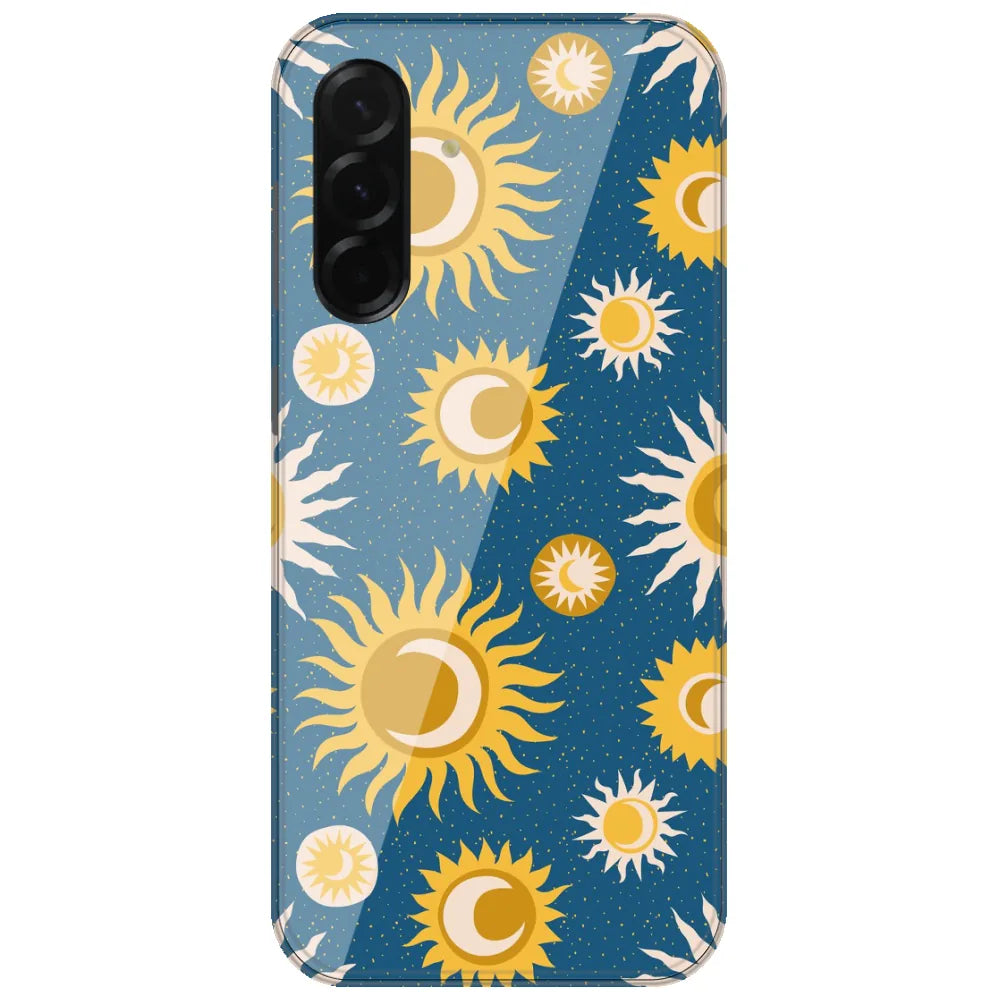 Boho Sun And Moon - Printed Silicone Case for Samsung Galaxy A17