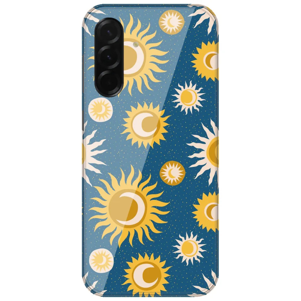 Boho Sun And Moon - Printed Silicone Case for Samsung Galaxy A37 5G