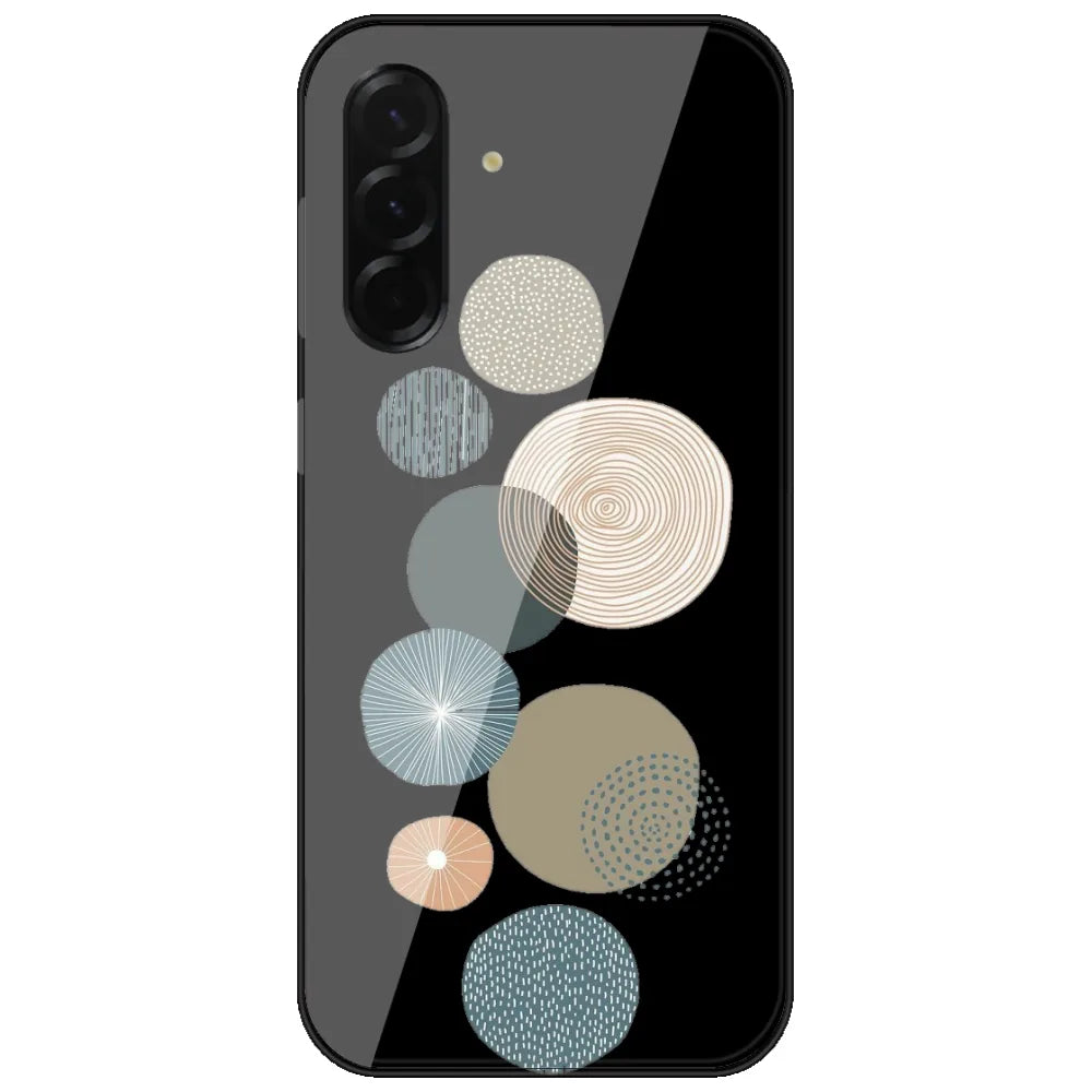 Boho Textured Circles - Printed Silicone Case for Samsung Galaxy A37 5G
