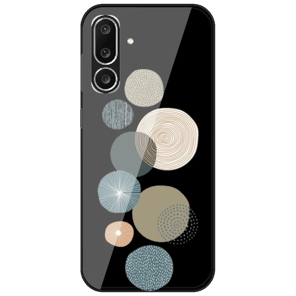 Boho Textured Circles - Printed Silicone Case for Samsung Galaxy F36