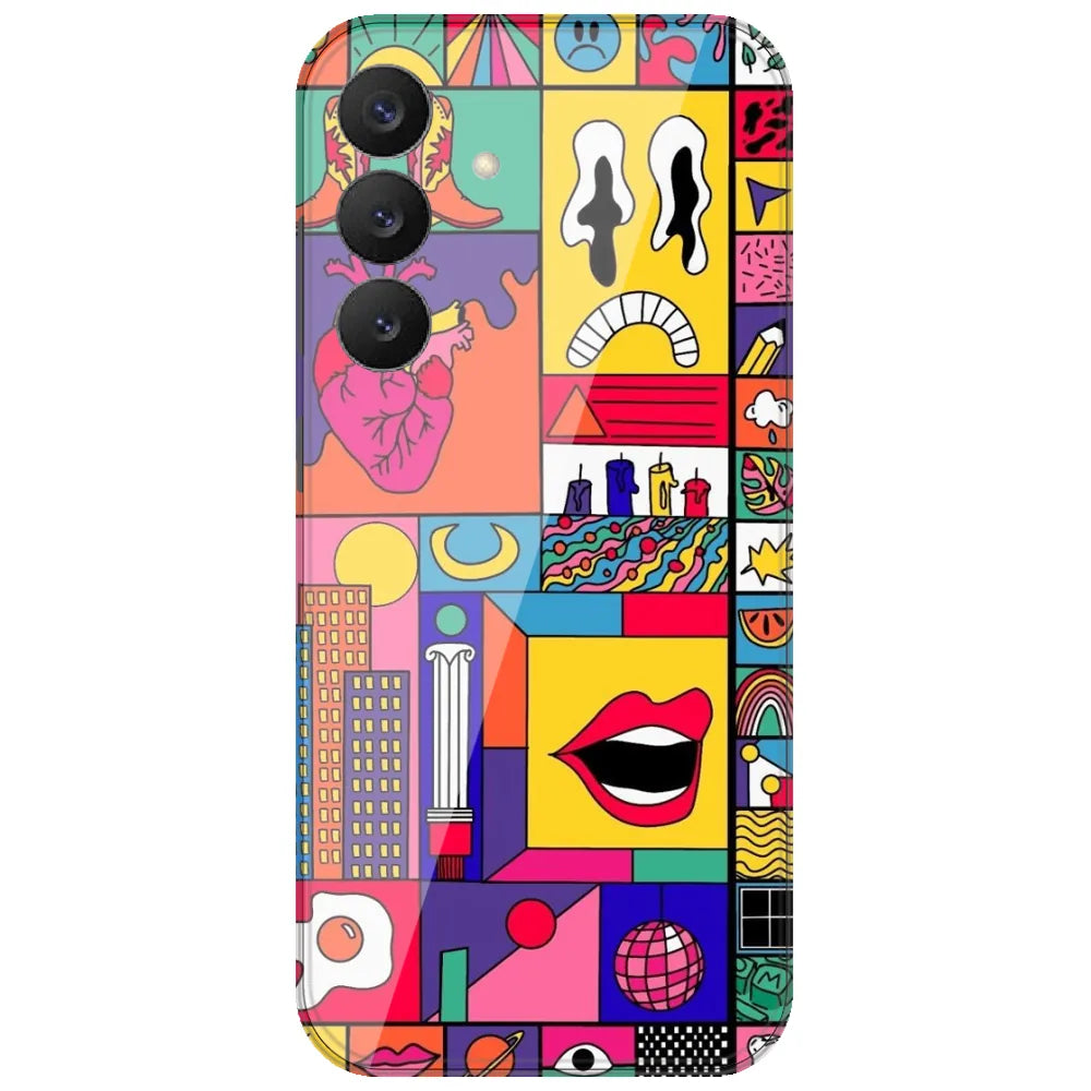 Bold Pop Collage - Printed Silicone Case for Samsung Galaxy S26