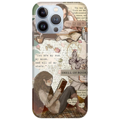 Book Collage - Printed Silicone Case for Apple iPhone 13 Pro