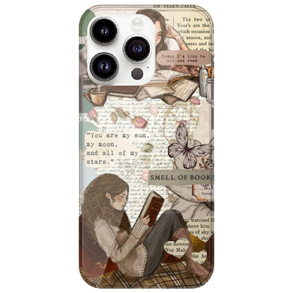 Book Collage - Printed Silicone Case for Apple iPhone 13 Pro Max