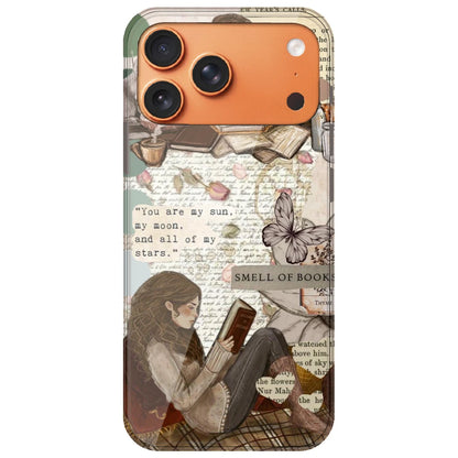 Book Collage - Printed Silicone Case for Apple iPhone 17 Pro Max