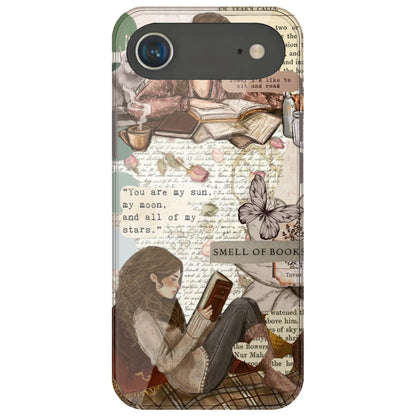 Book Collage - Printed Silicone Case for Apple iPhone Air