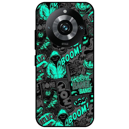 Boom - Glossy Metal Silicone Case for Realme 11 Pro Plus