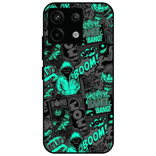 Boom - Glossy Metal Silicone Case for Redmi Note 13 Pro 5G