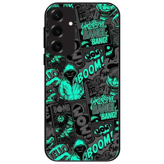 Boom - Glossy Metal Silicone Case for Samsung Galaxy S25 Plus