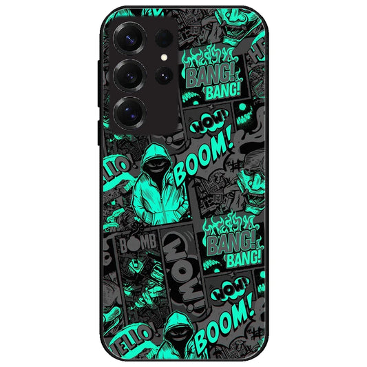 Boom - Glossy Metal Silicone Case for Samsung Galaxy S25 Ultra