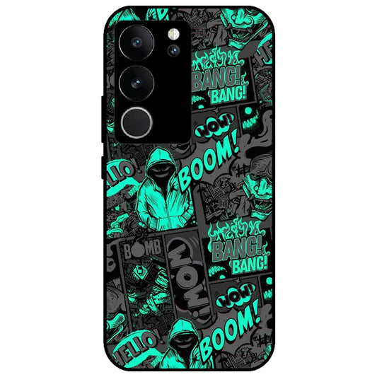 Boom - Glossy Metal Silicone Case for Vivo V29 5G
