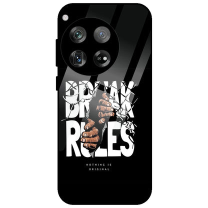 Break Rules - Glass Case for OnePlus 12