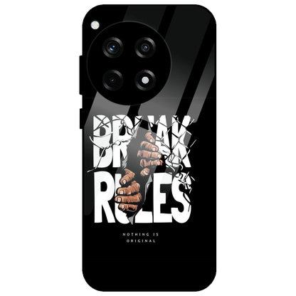 Break Rules - Glass Case for OnePlus 12R