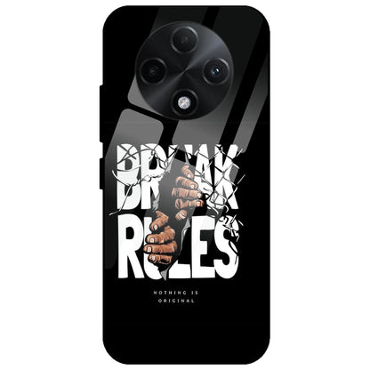 Break Rules - Glass Case for Oppo F27