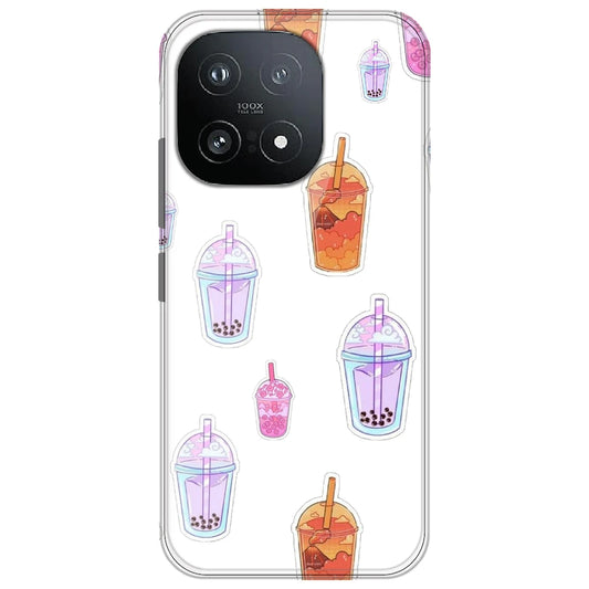 Bubble Tea - Clear Printed Silicone Case for iQOO 15