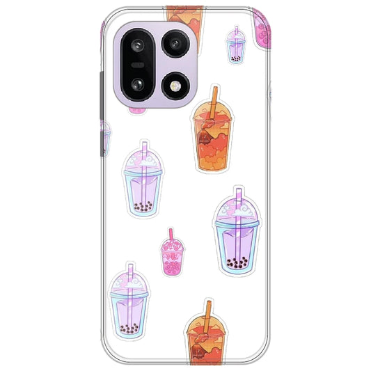 Bubble Tea - Clear Printed Silicone Case for OnePlus 15