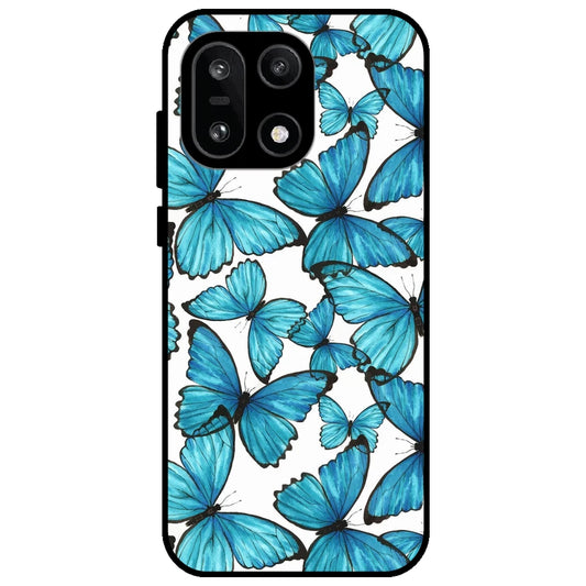 Butterflies - Glossy Metal Silicone Case for OnePlus 15