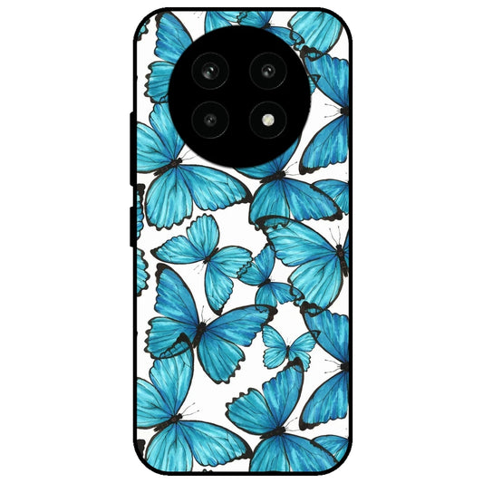 Butterflies - Glossy Metal Silicone Case for Realme 13 Pro 5G