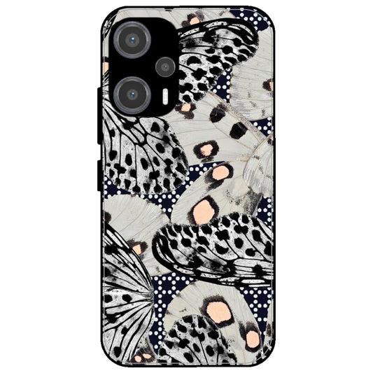 Butterflies Wings - Glossy Metal Silicone Case for Poco F5