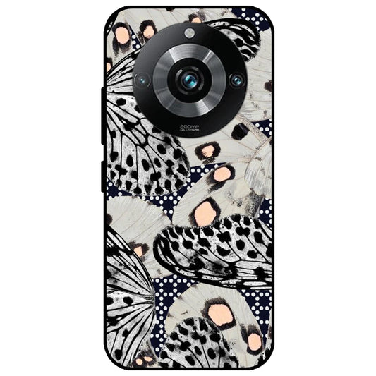 Butterflies Wings - Glossy Metal Silicone Case for Realme 11 Pro Plus