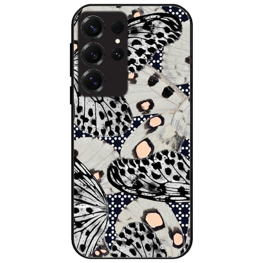 Butterflies Wings - Glossy Metal Silicone Case for Samsung Galaxy S25 Ultra