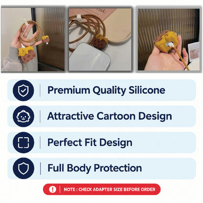 Bear charger protector – premium silicone, perfect fit and full body protection
