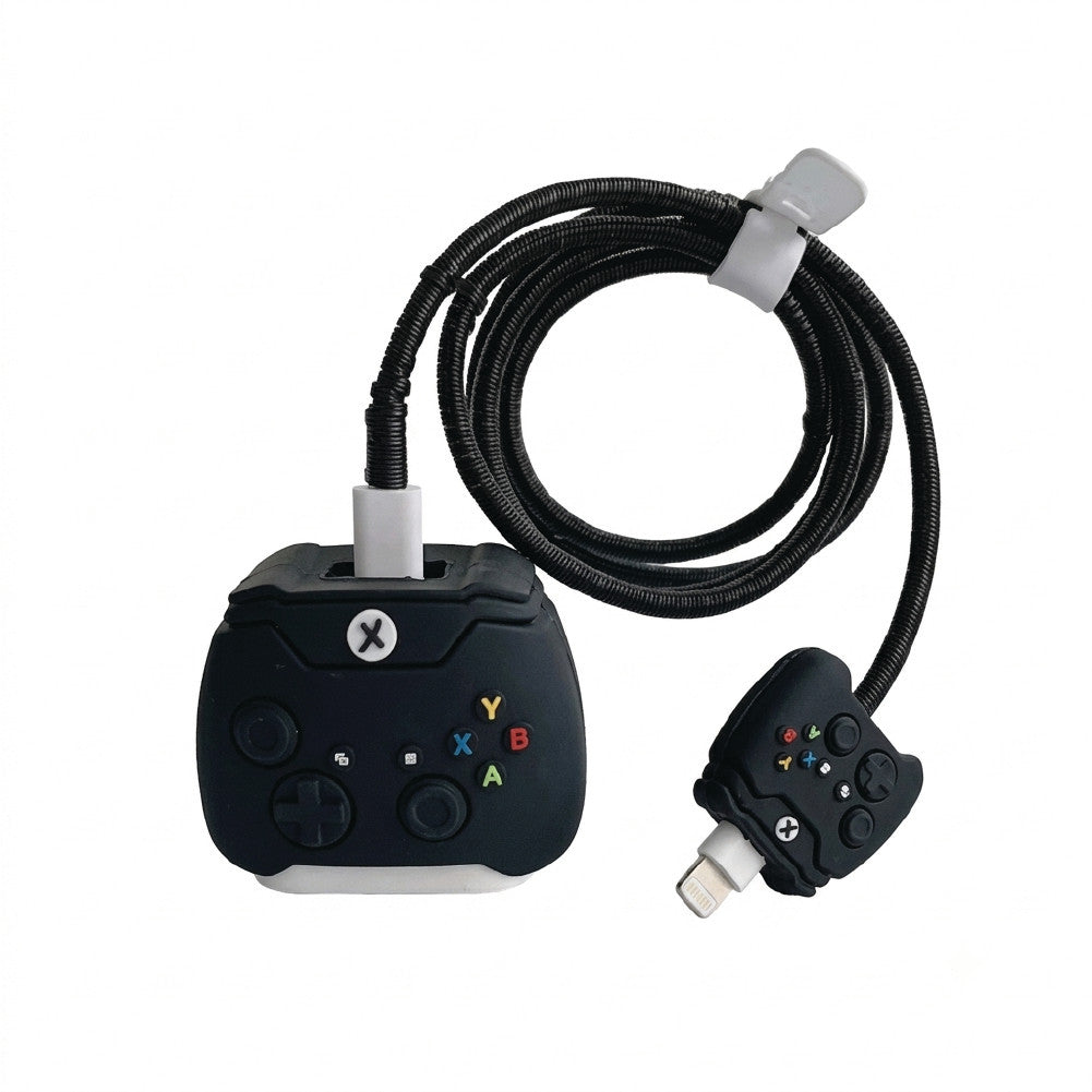 Game Controller charger protector set for iPhone 18W/20W Adapter with cable protector, USB protector and cable tie