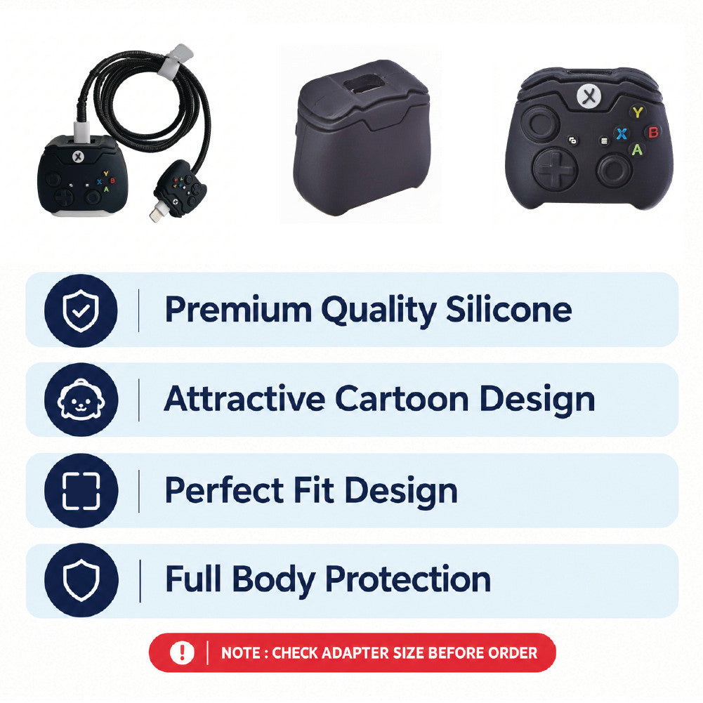 Game Controller charger protector – premium silicone, perfect fit and full body protection