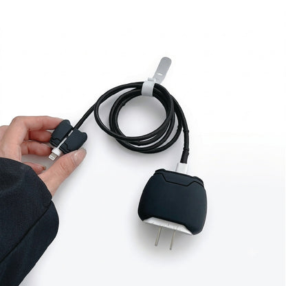 Game Controller charger protector set shown with the charging cable and cable tie