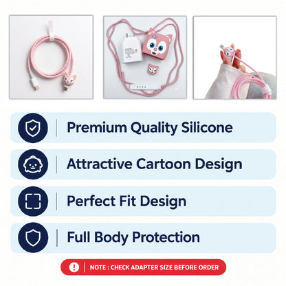 LinaBell charger protector – premium silicone, perfect fit and full body protection