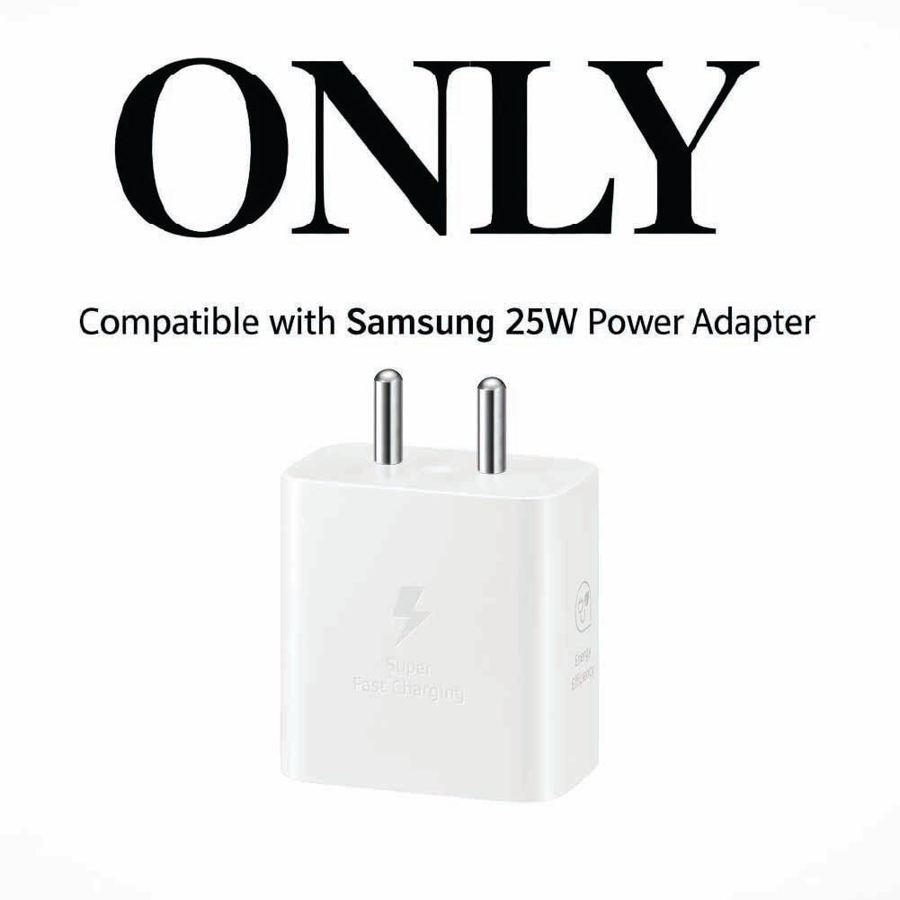 Compatibility guide – Space Astronaut charger protector fits the Samsung 25W Adapter only