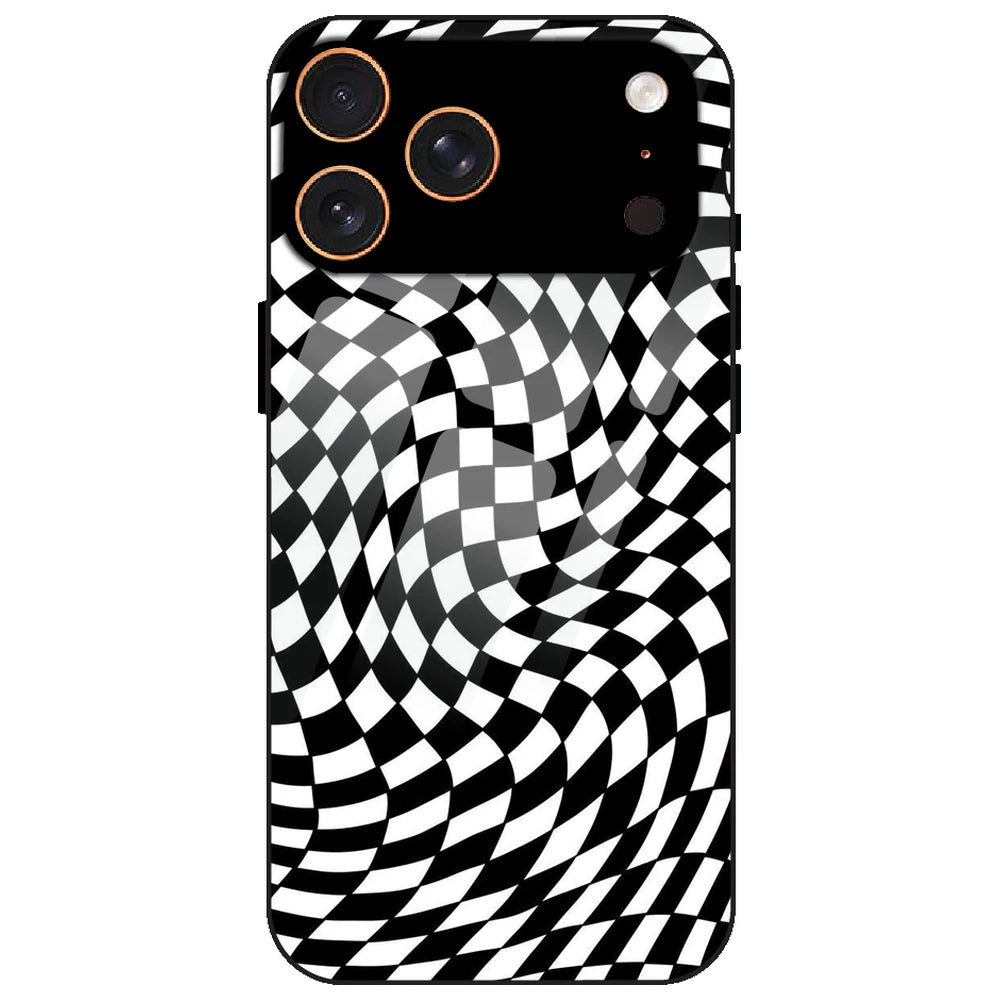 Checks - Glass Case for Apple iPhone 17 Pro Max