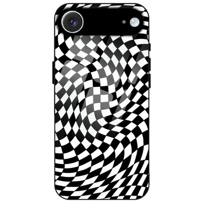 Checks - Glass Case for Apple iPhone Air