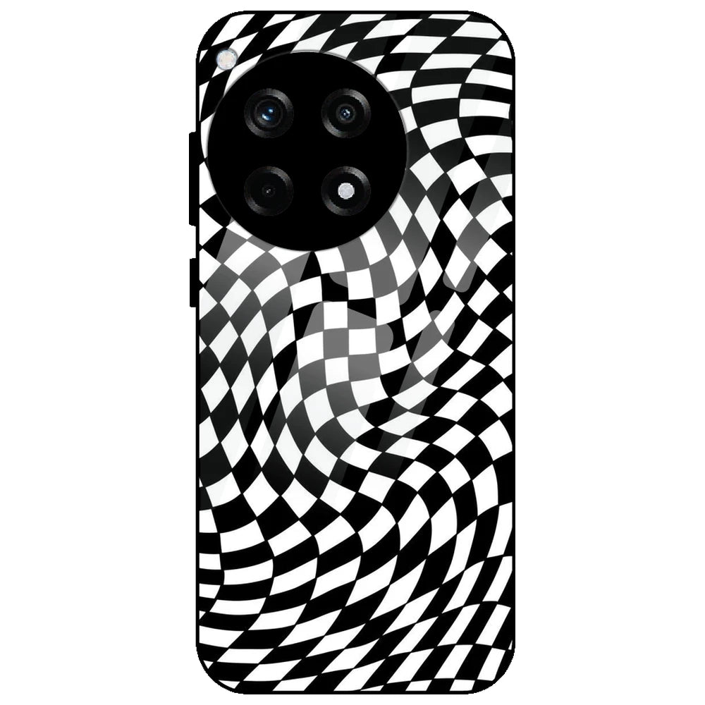 Checks - Glass Case for OnePlus 12R