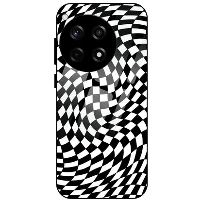 Checks - Glass Case for OnePlus 12R