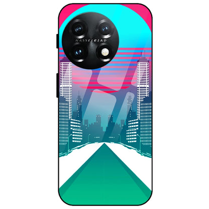 Citylight Synthwave - Glass Case for OnePlus 11